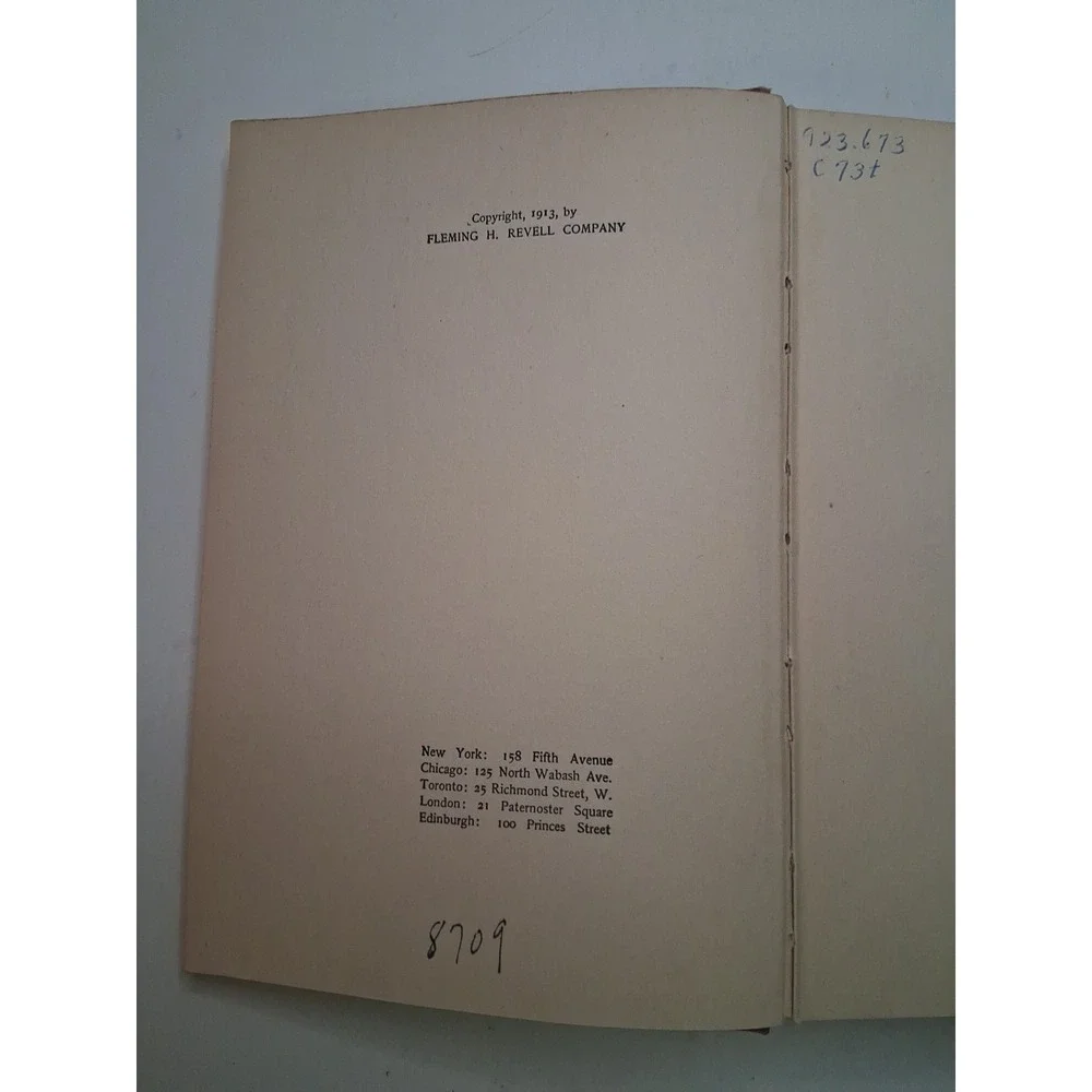 Anthony Comstock, Fighter: Some Impressions of a Lifetime C G Trumbull HC 1913